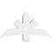 Ekena Millwork Davenport Architectural Grade PVC Gable Bracket, 48"W x 24"H x 6"D x 6"F, 12/12 Pitch GBP048X24X0606DAV00 - alternate 5